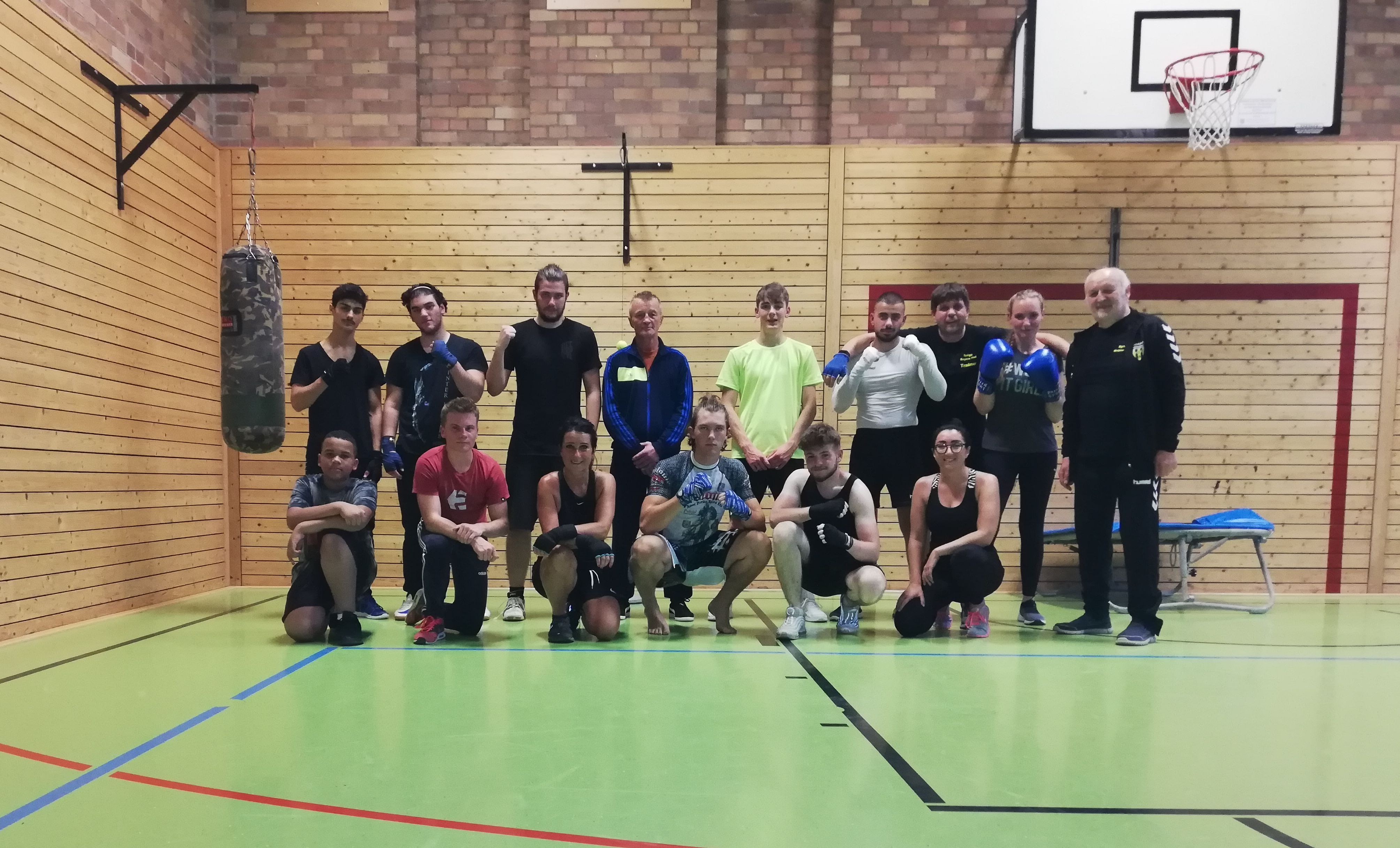 Vorbereitungs-Training der Boxabteilung